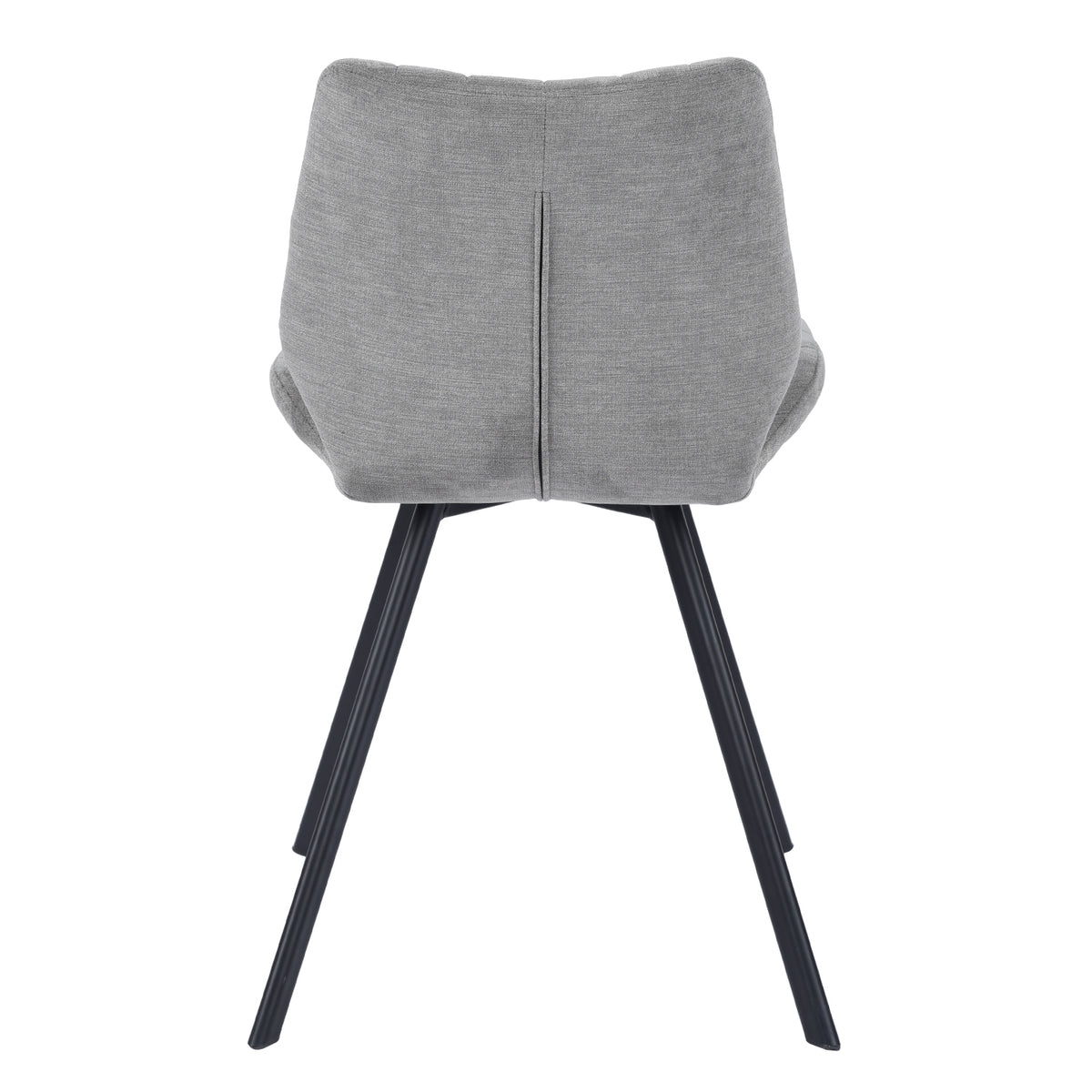 Modern Grey Fabric Dining Chair - SAFARI GREY A