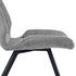 Modern Grey Fabric Dining Chair - SAFARI GREY A