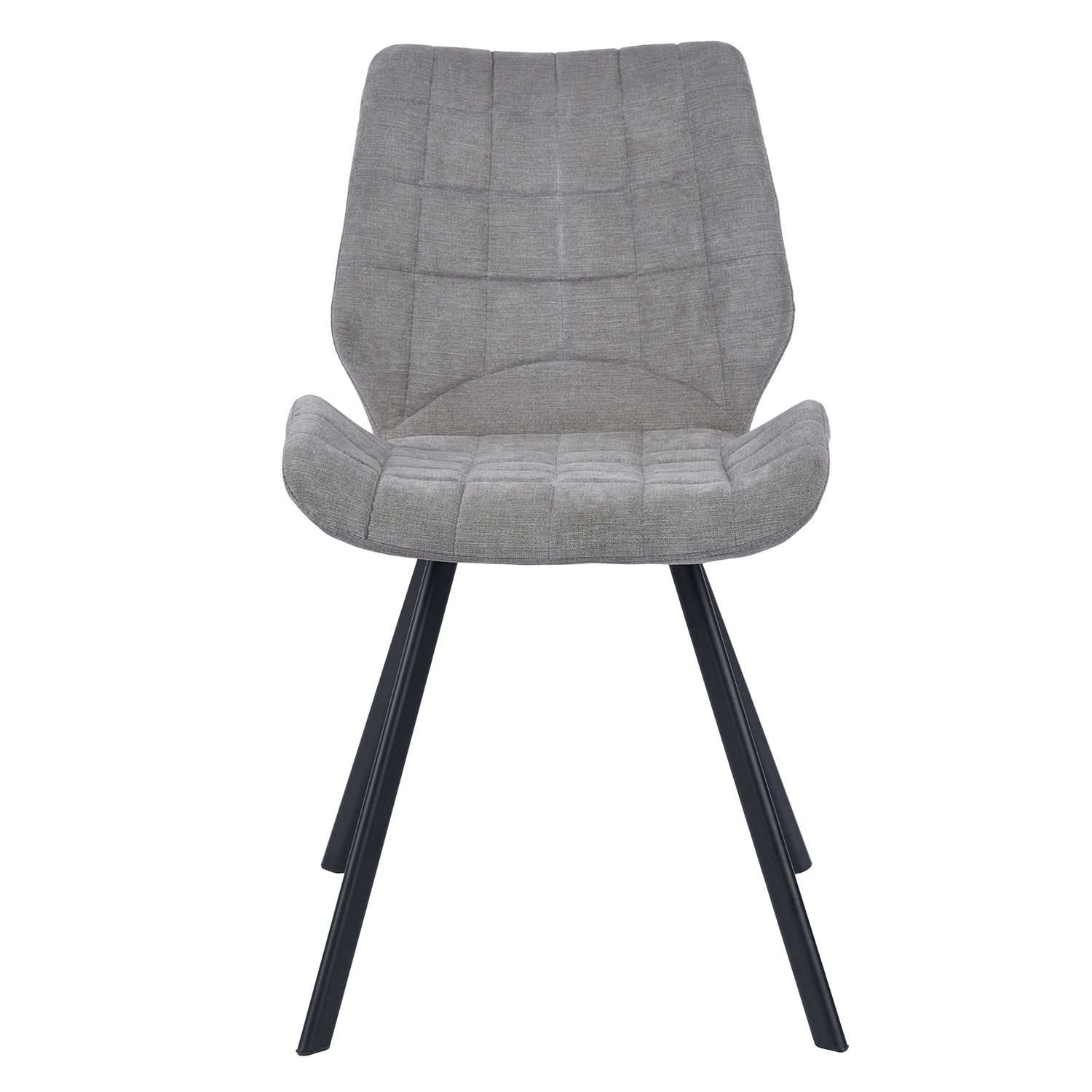 Modern Grey Fabric Dining Chair - SAFARI GREY A