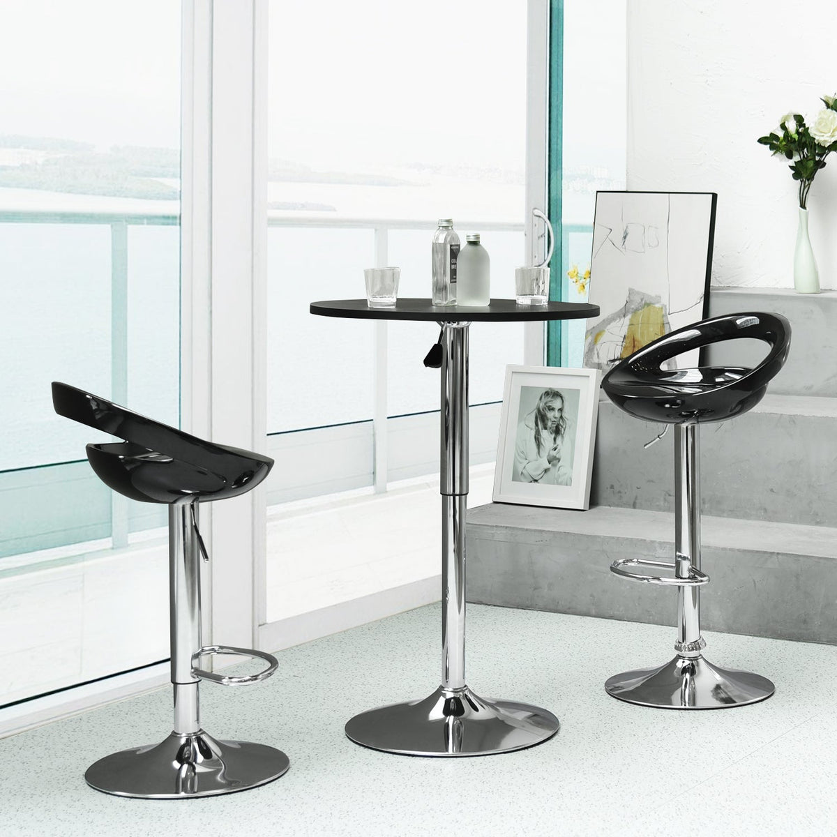 Sakuru Height Adjustable Bar Table