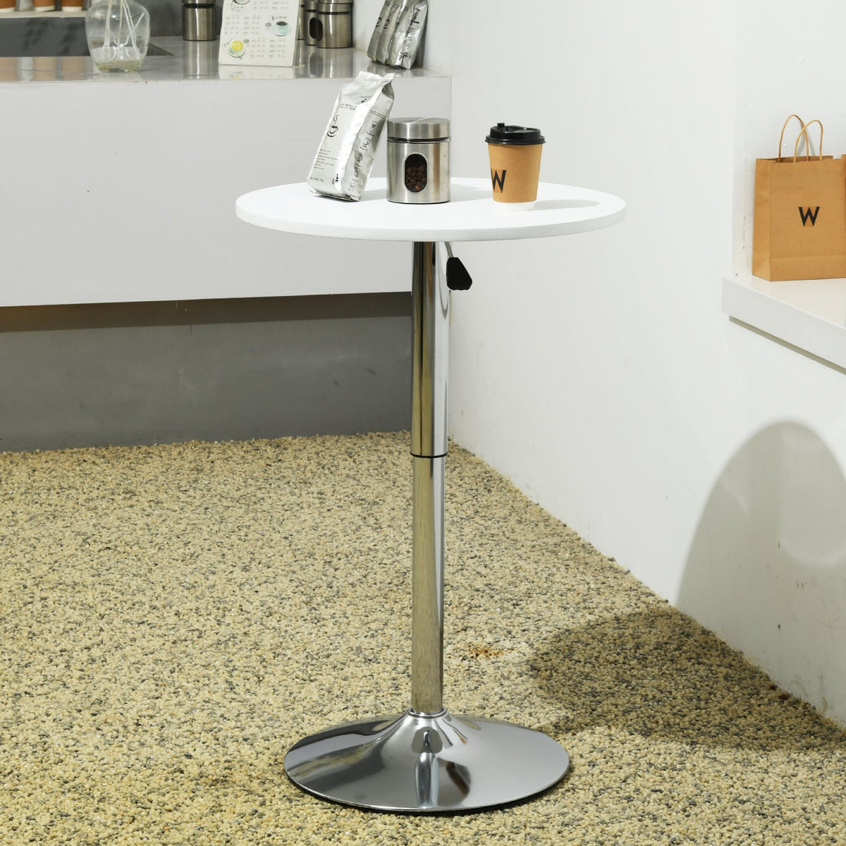 Sakuru Height Adjustable Bar Table