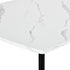 Modern Marble-Style Dining Table, Steel Frame – SANDIE MARBLE2