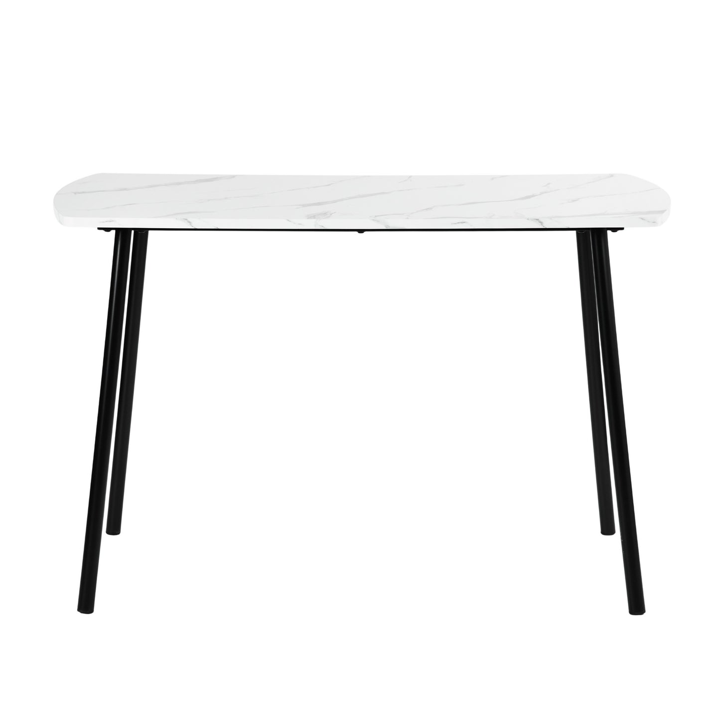 Modern Marble-Style Dining Table, Steel Frame – SANDIE MARBLE2