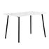 Modern Marble-Style Dining Table, Steel Frame – SANDIE MARBLE2