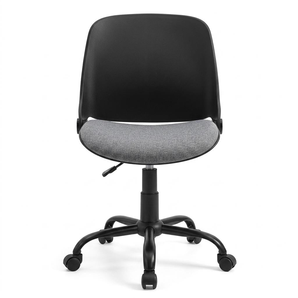 Modern Foldable Fabric Office Chair - SANTIA BLACK