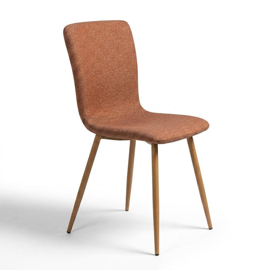 Modern Fabric Dining Chair, Metal Legs – SCARGILL GANDAR
