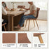 Modern Fabric Dining Chair, Metal Legs – SCARGILL GANDAR