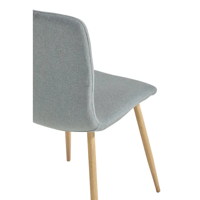 Modern Lime Green Dining Chair, Fabric Upholstery - SCARGILL YM GREEN