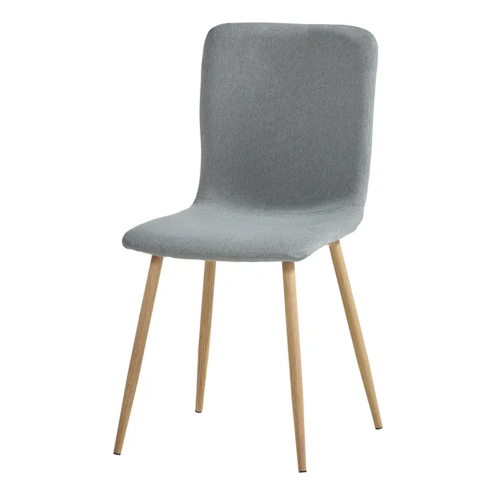 Modern Lime Green Dining Chair, Fabric Upholstery - SCARGILL YM GREEN