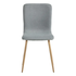 Modern Lime Green Dining Chair, Fabric Upholstery - SCARGILL YM GREEN