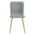 Modern Lime Green Dining Chair, Fabric Upholstery - SCARGILL YM GREEN