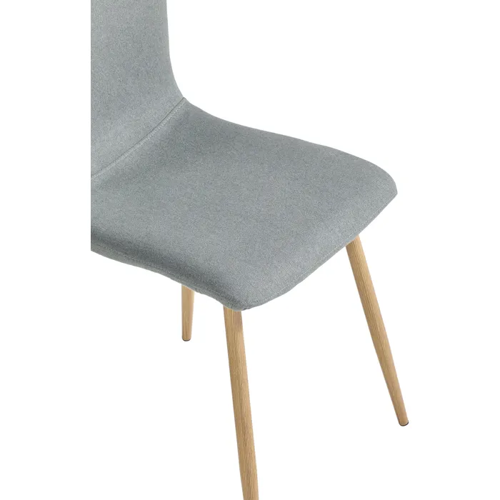 Modern Lime Green Dining Chair, Fabric Upholstery - SCARGILL YM GREEN