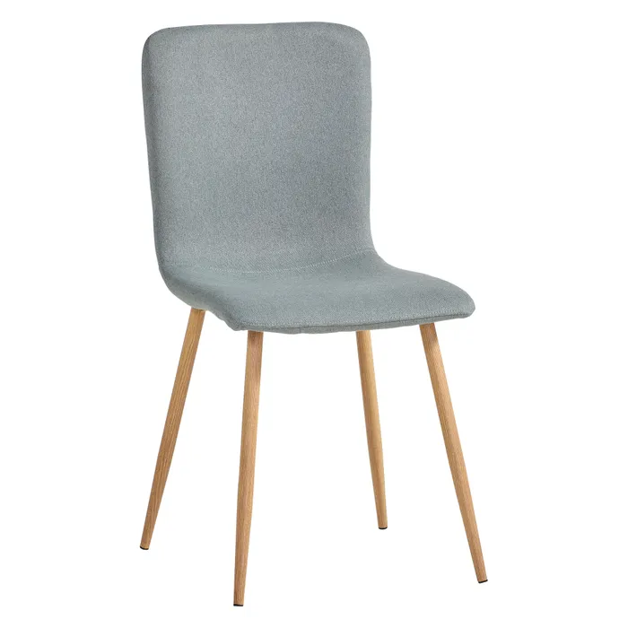 Modern Lime Green Dining Chair, Fabric Upholstery - SCARGILL YM GREEN