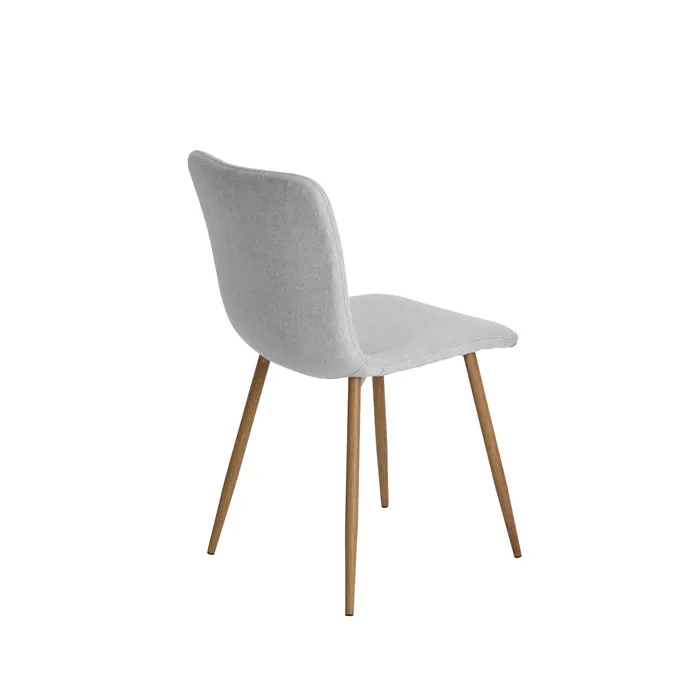 Modern Grey Fabric Dining Chair - SCARGILL YM GREY