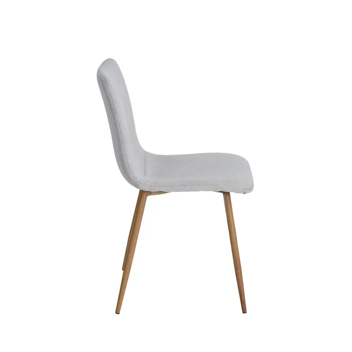 Modern Grey Fabric Dining Chair - SCARGILL YM GREY