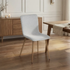 Modern Grey Fabric Dining Chair - SCARGILL YM GREY