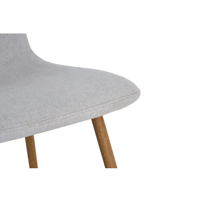 Modern Grey Fabric Dining Chair - SCARGILL YM GREY