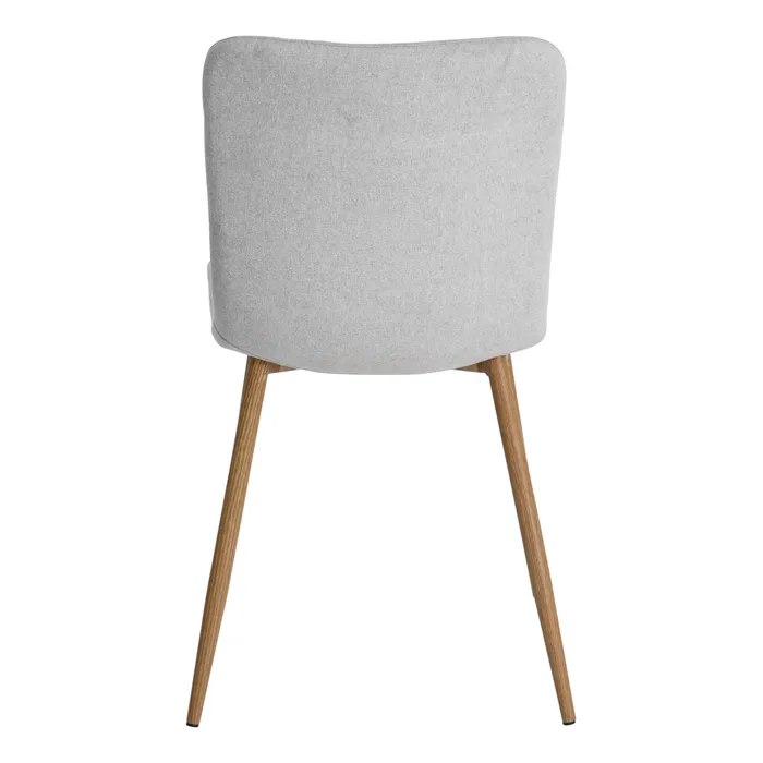 Modern Grey Fabric Dining Chair - SCARGILL YM GREY