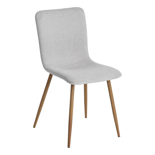 Modern Grey Fabric Dining Chair - SCARGILL YM GREY