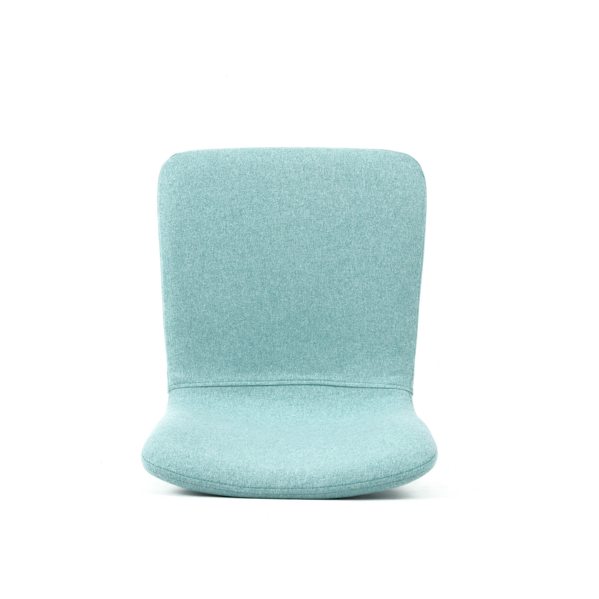 Modern Blue Fabric Dining Chair, Wooden Tube - SCARGILL SY BLUE