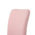 Modern Pink Fabric Dining Chair, Wooden Tube Legs – SCARGILL SY PINK