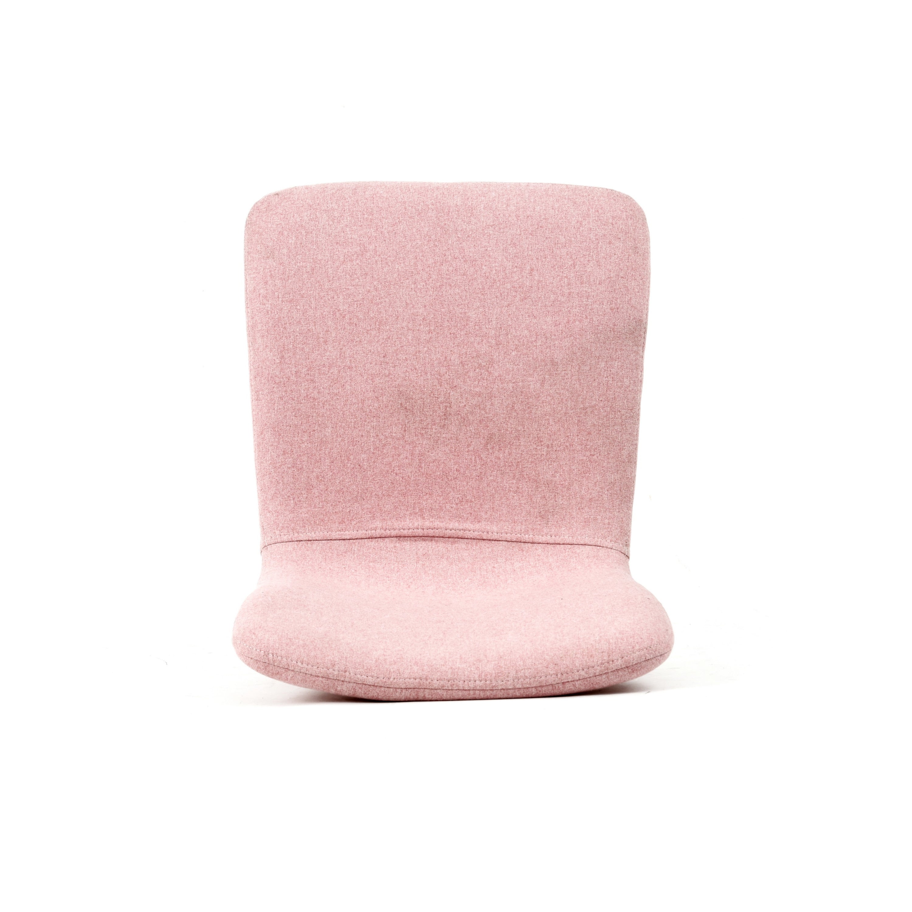 Modern Pink Fabric Dining Chair, Wooden Tube Legs – SCARGILL SY PINK