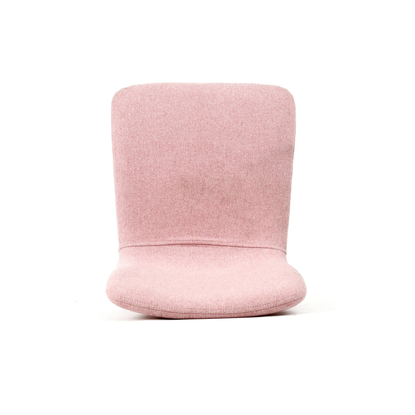 Modern Pink Fabric Dining Chair, Wooden Tube - SCARGILL SY PINK