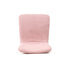 Modern Pink Fabric Dining Chair, Wooden Tube - SCARGILL SY PINK