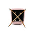 Modern Pink Fabric Dining Chair, Wooden Tube Legs – SCARGILL SY PINK