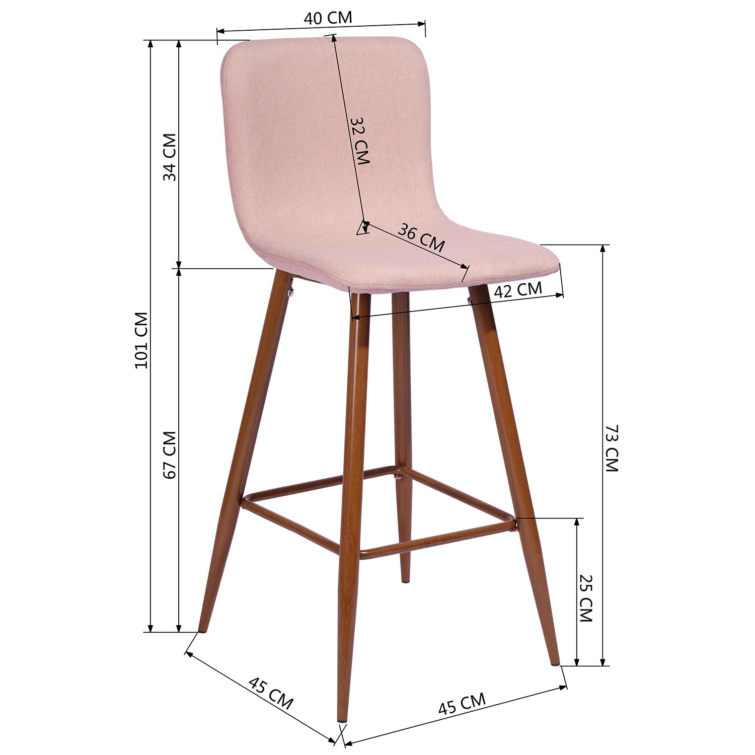 Scargill Upholstery Barstool