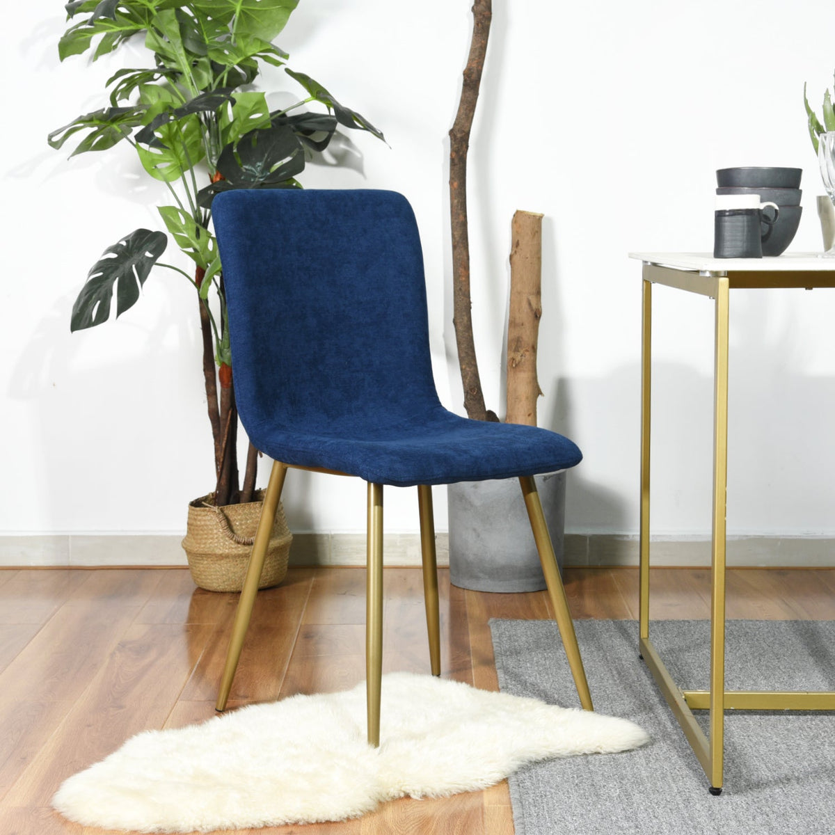 Scargill Terry Fabric Dining Chair