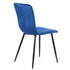 Scargill Velvet Black Leg Dining Chair