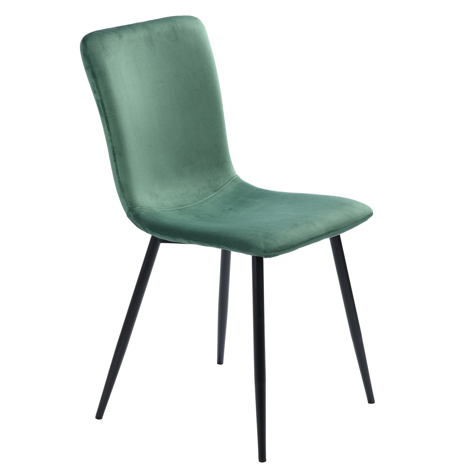 Scargill Velvet Black Leg Dining Chair