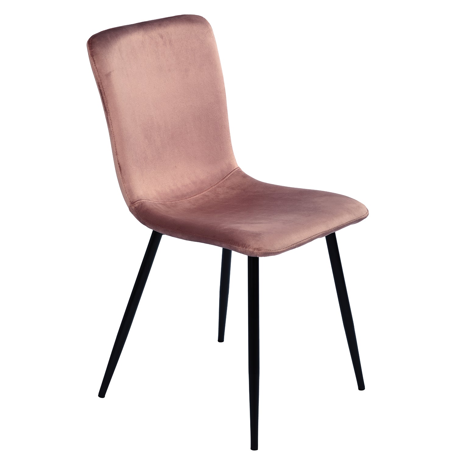 Scargill Velvet Black Leg Dining Chair