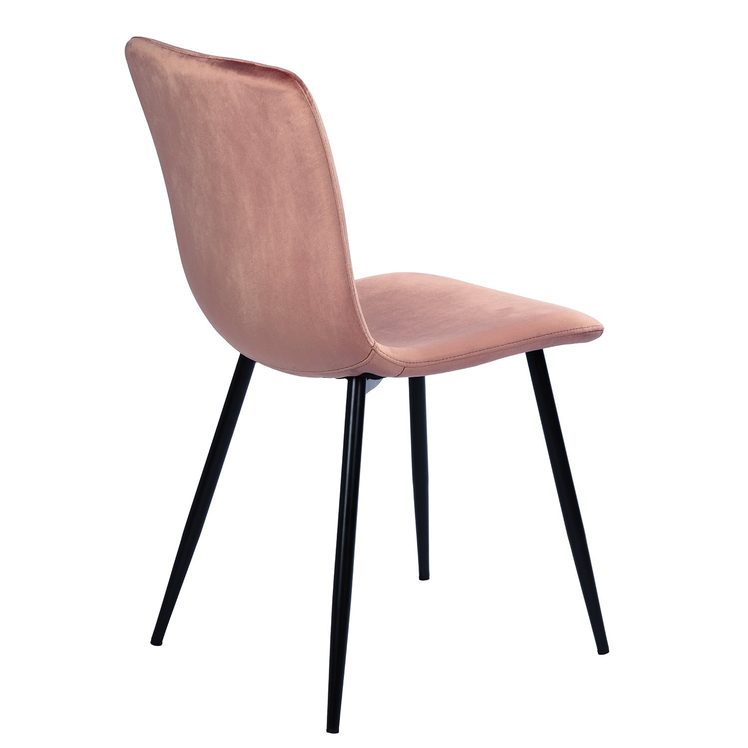 Scargill Velvet Black Leg Dining Chair