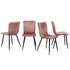 Scargill Velvet Black Leg Dining Chair