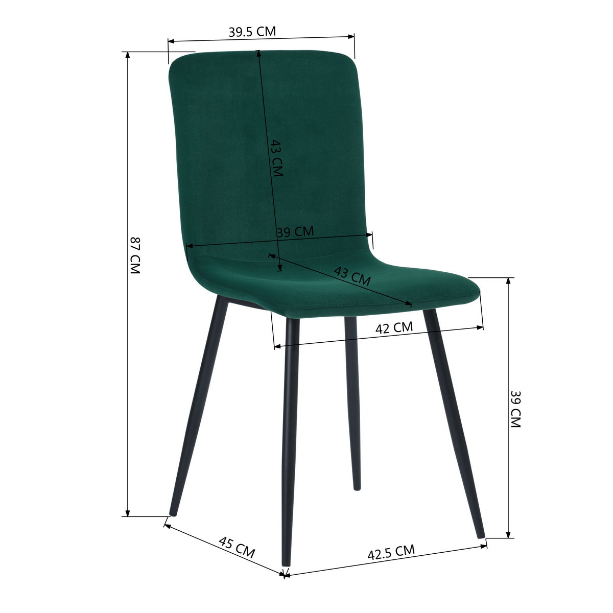 Scargill Frosted Velvetdining Chair