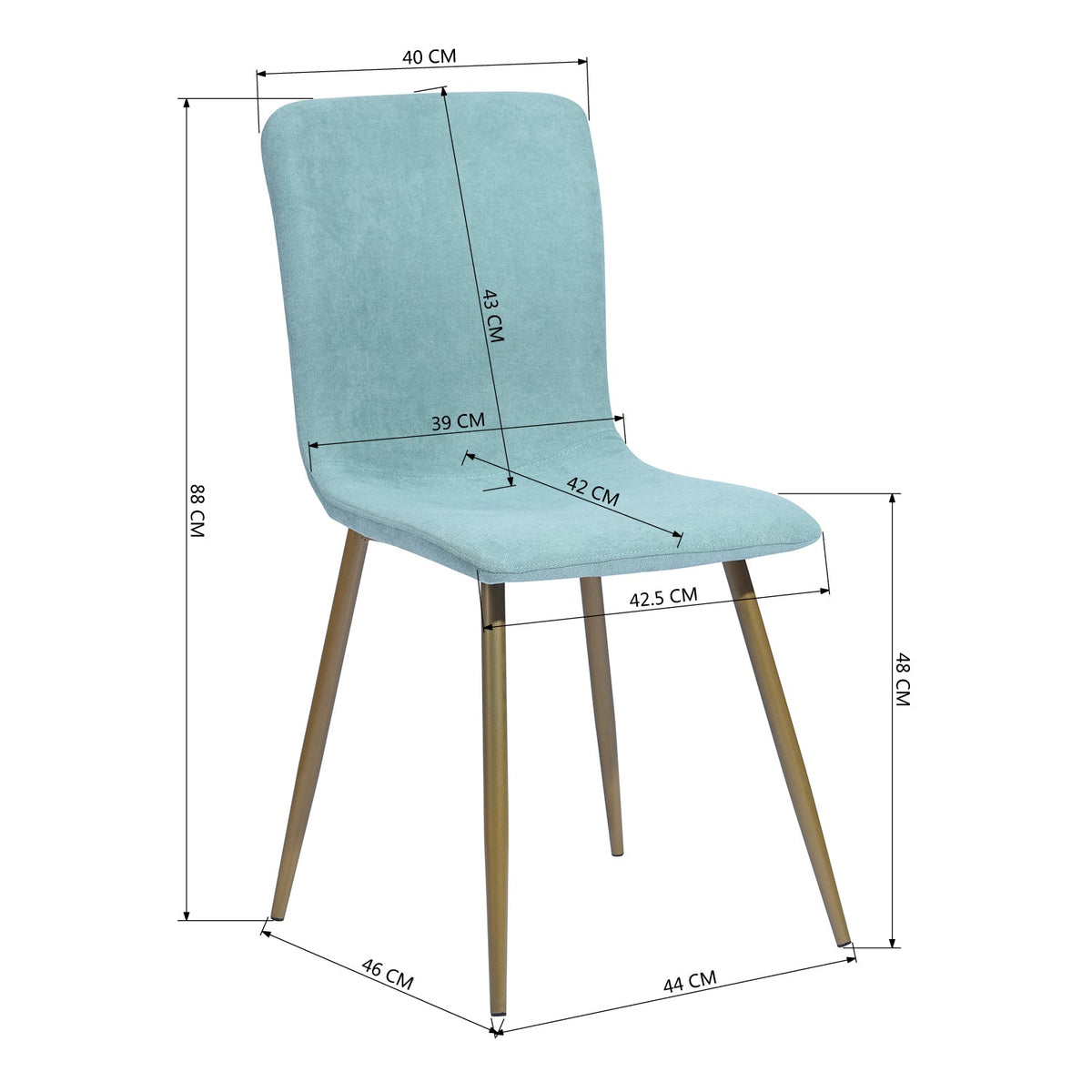 Scargill Terry Fabric Dining Chair