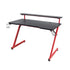 Modern Gaming Desk, Black Iron Frame - SCHULZ