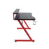 Modern Gaming Desk, Black Iron Frame - SCHULZ