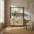Chirruped Modern Sideboard, MDF Grooved Finish - SCICRUL
