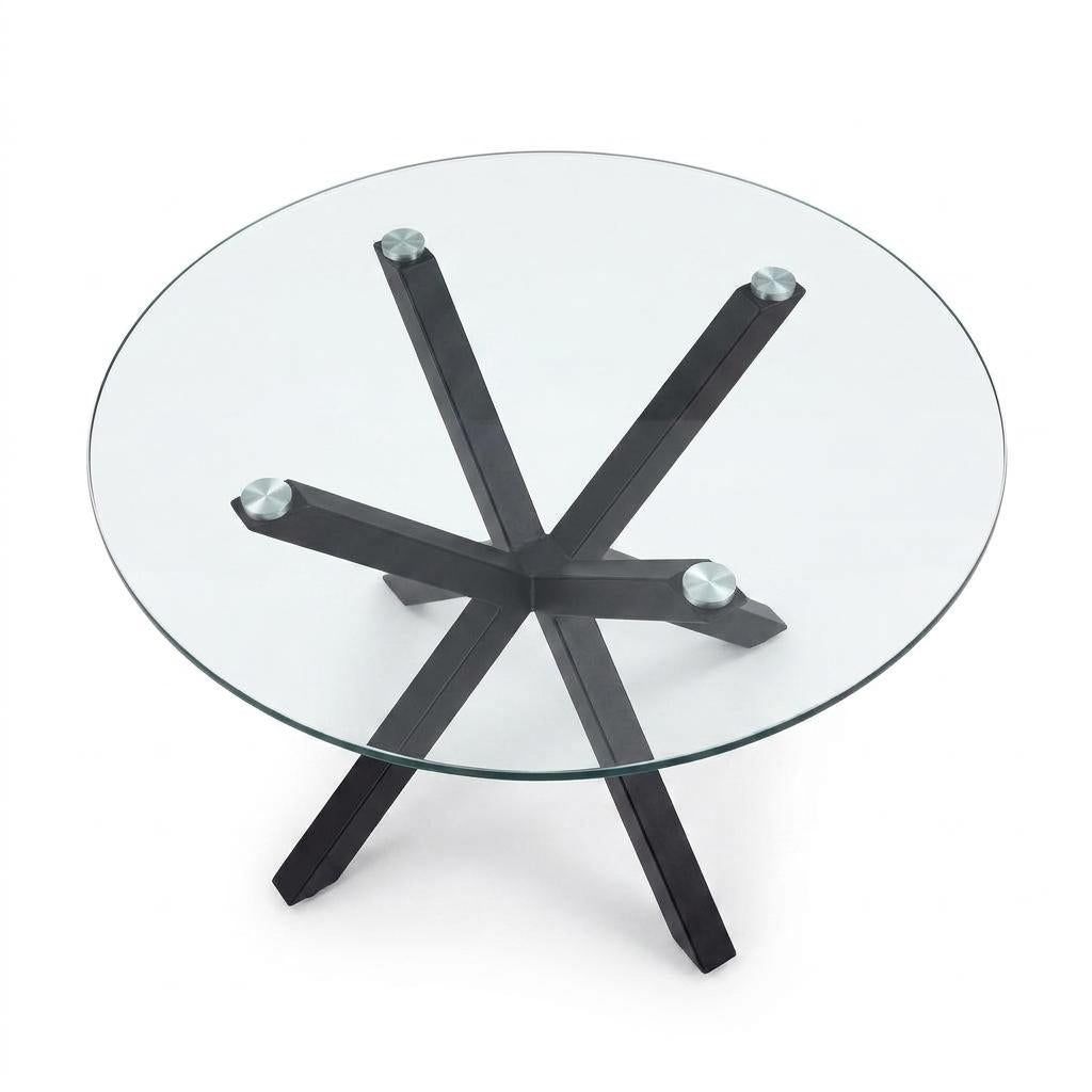 SELSTON BRONX DINING TABLE GLASS