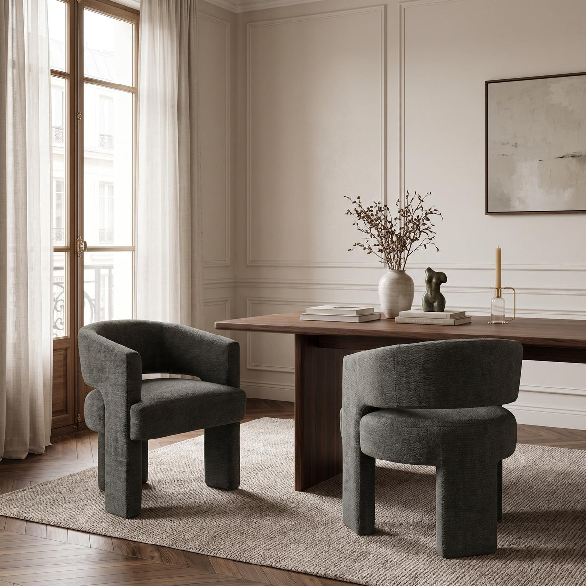SELSTON DINING CHAIR GREEN