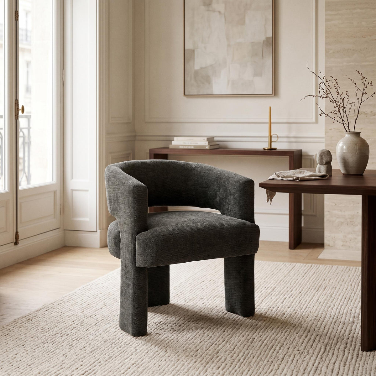 SELSTON DINING CHAIR GREEN