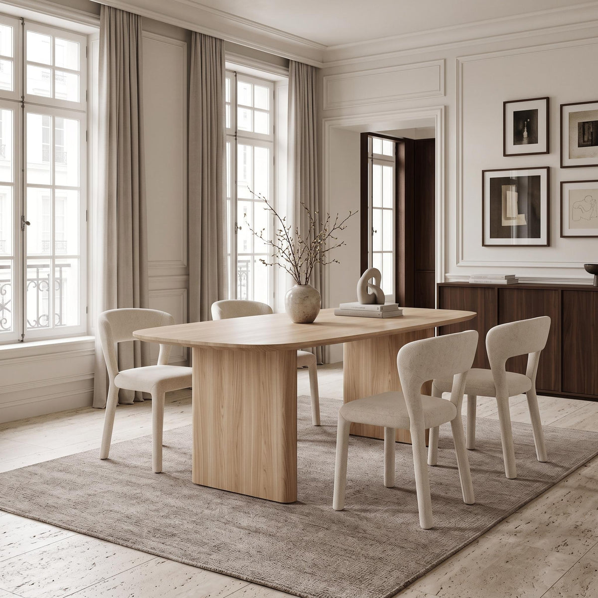 SELSTON DINING TABLE WOODEN
