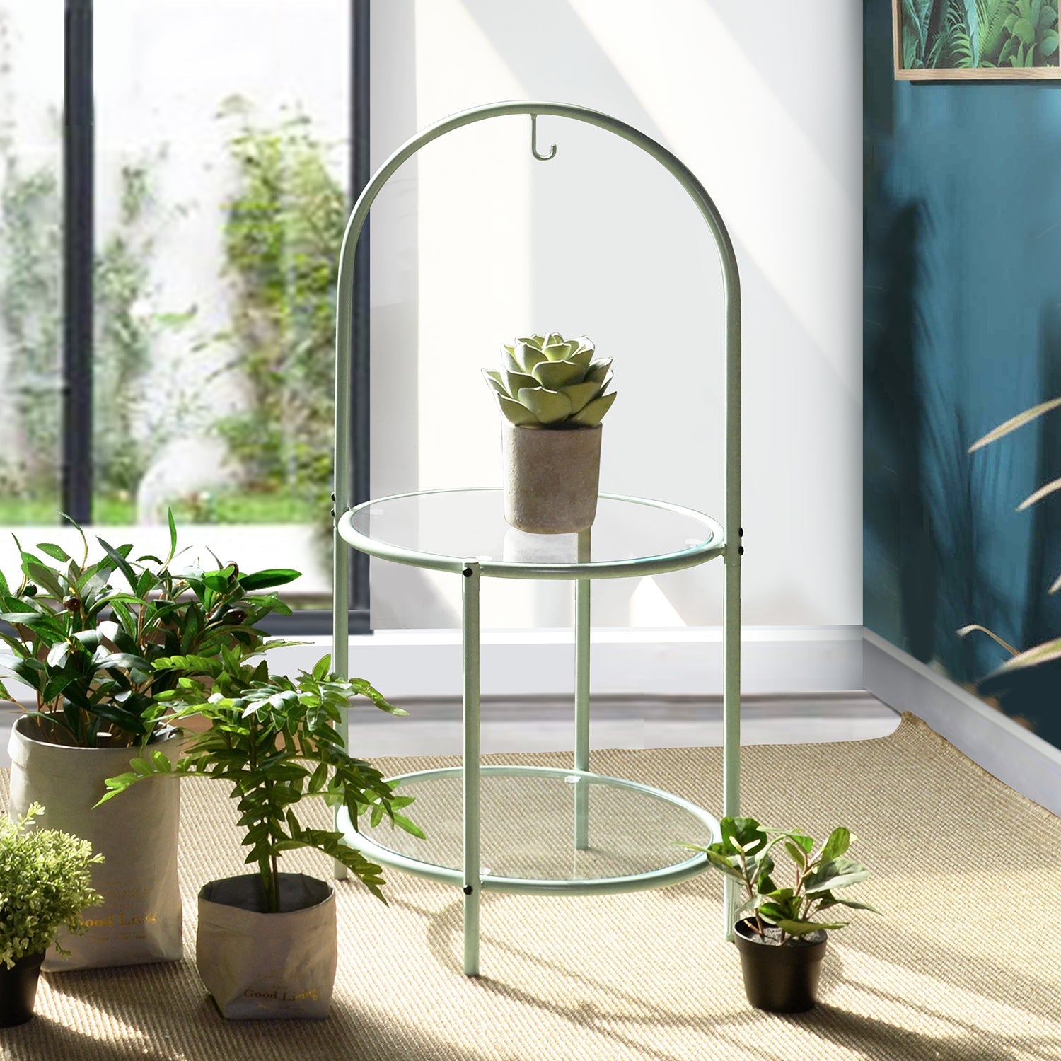 slim indoor plant stand Sexton Slim Plant Stand