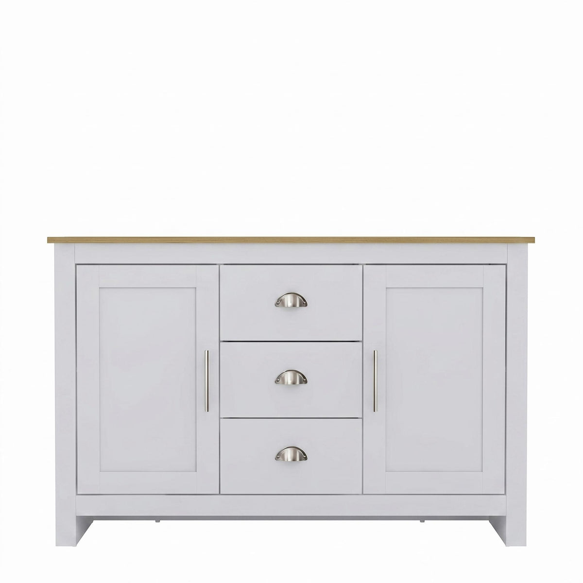 SHERBOURNE 3 DRAWER SIDEBOARD GREY – Grey Side Board