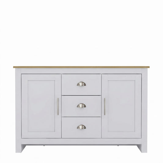 SHERBOURNE 3 DRAWER SIDEBOARD GREY – Grey Side Board