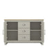 Modern Grey Storage, Particleboard Sideboard - SHERBOURNE 3 Drawer