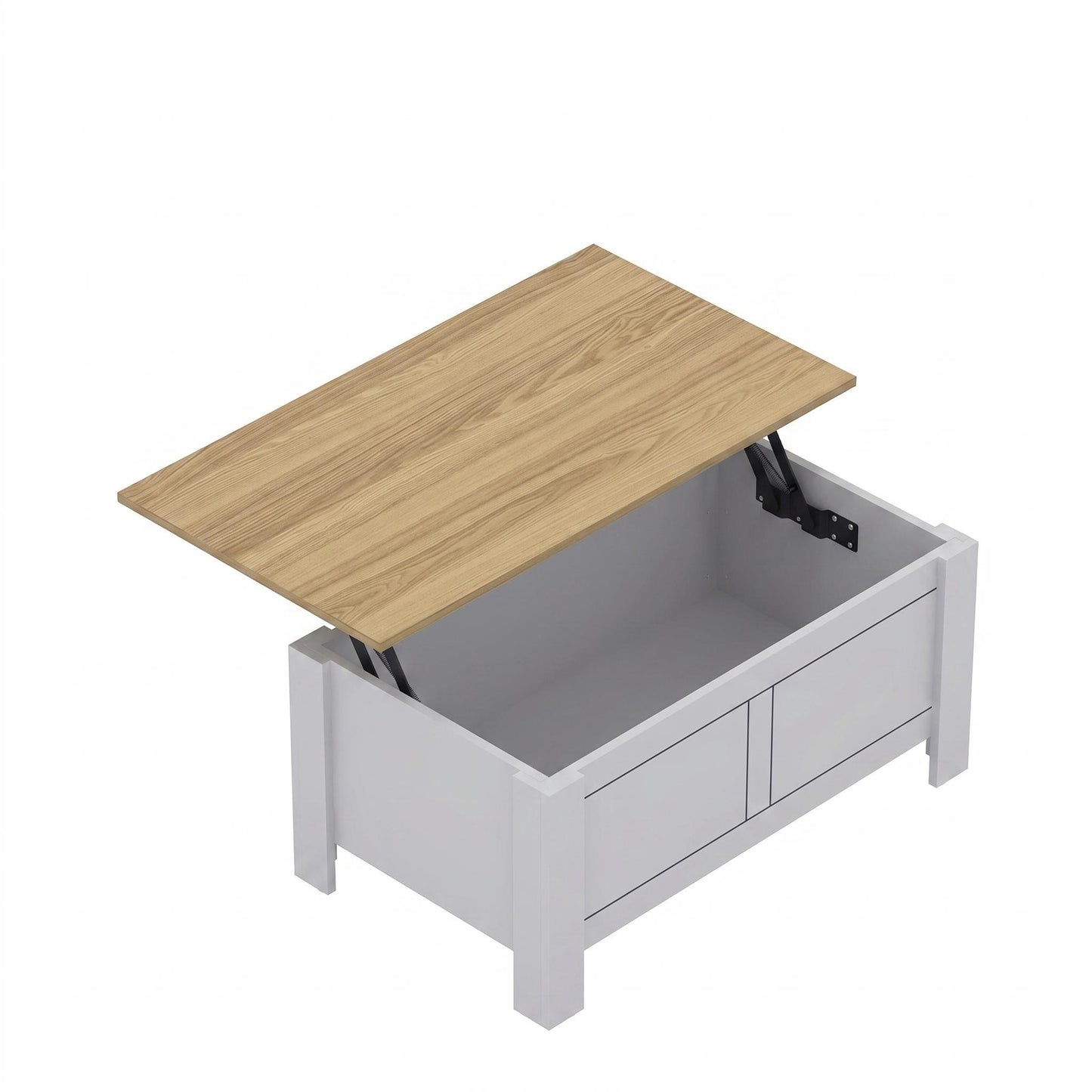 SHERBOURNE LIFT TOP COFFEE TABLE GREY – White Coffee Table